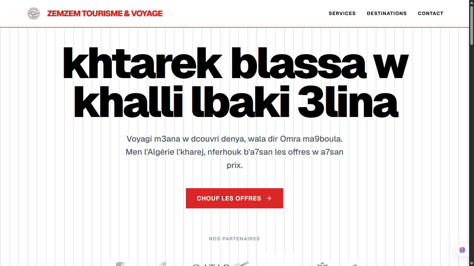 Travel Agency Website